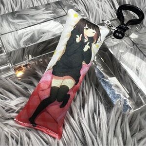 Handmade Anime Nanase Kurumi Menhera Shoujo Anxiety Relief Plush Keychain